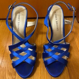 Royal blue 5” in high heels.